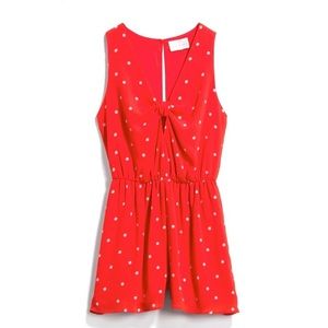 French Grey Corralyn Keyhole Detail Romper